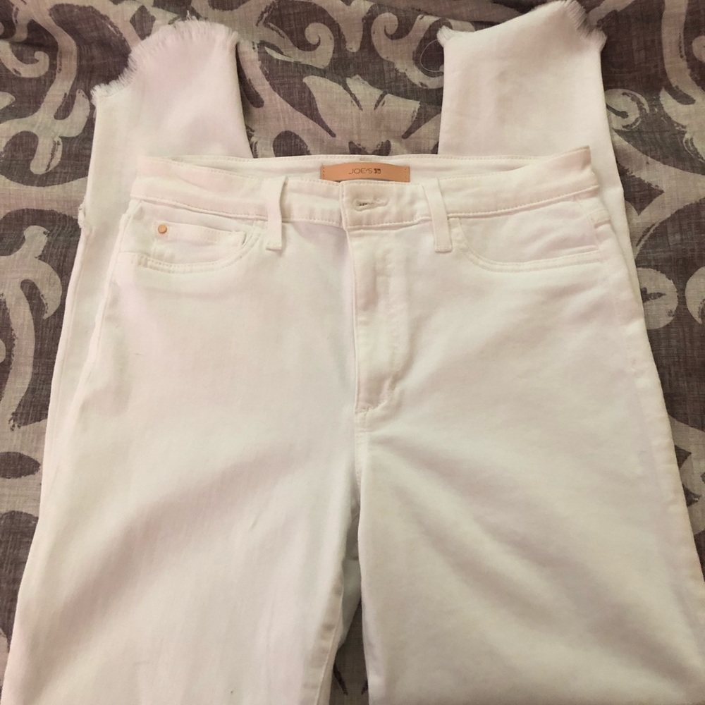 Joes jeans white skinny